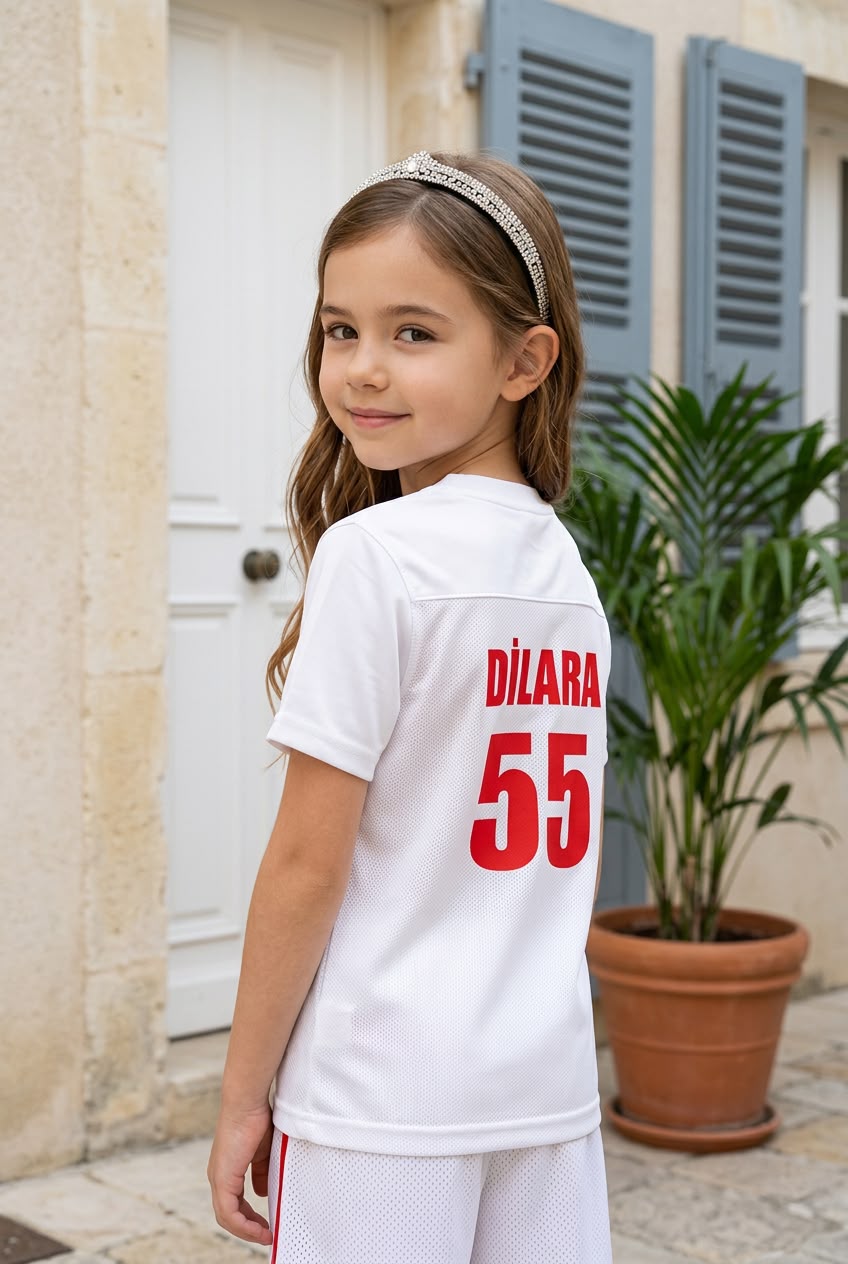 Personalisierter Nike WM 2026 Türkiye Trikot - Kids Edition
