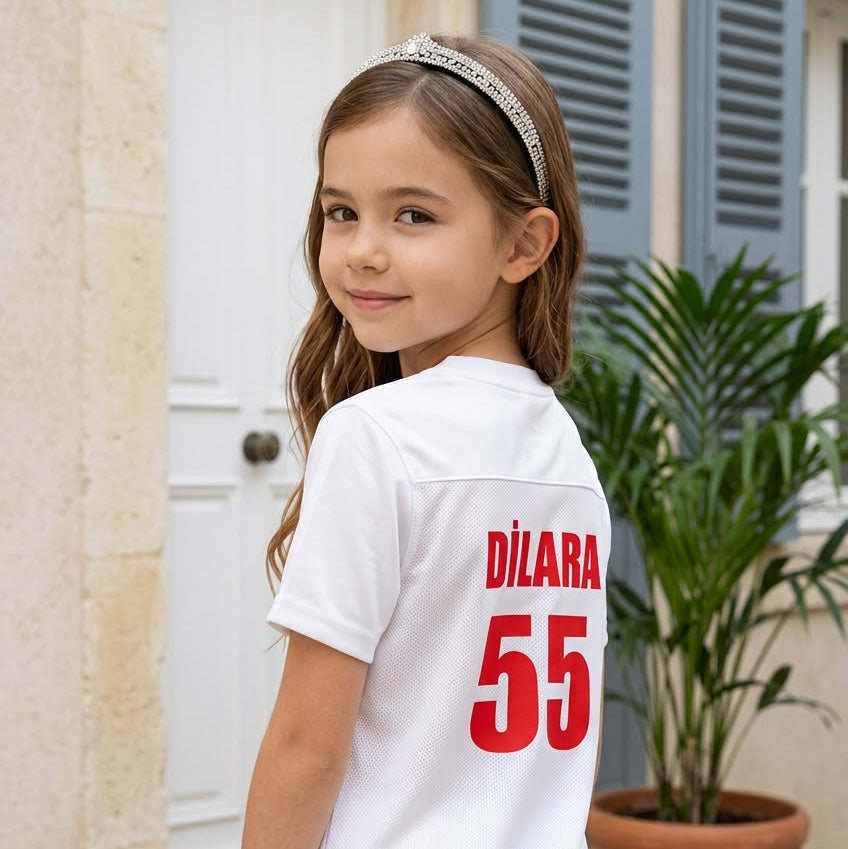 Kids Edition: Personalisierter Nike WM 2026 Türkiye Trikot