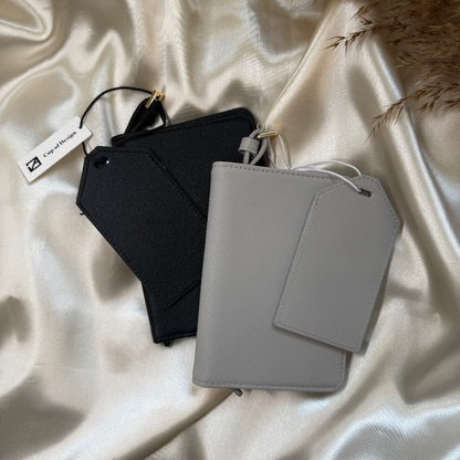 Gift Set of 2 Personalized Passport Covers &amp; Luggage Tags