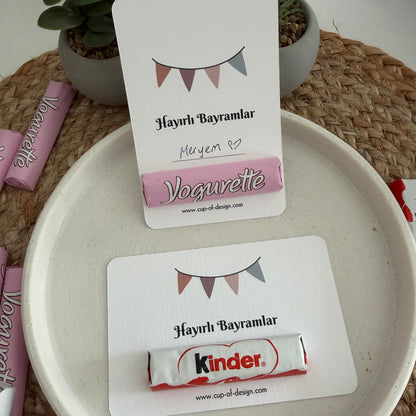 4er-Set Eid Bayram Geldkarten