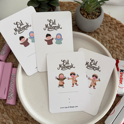 4er-Set Eid Bayram Geldkarten