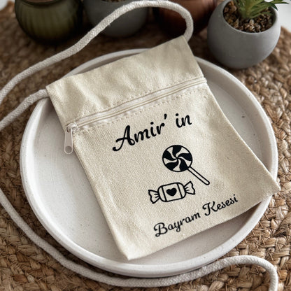 Personalisierter Bayram-Brustbeutel für Kinder mit Namen & liebevollen Motiven