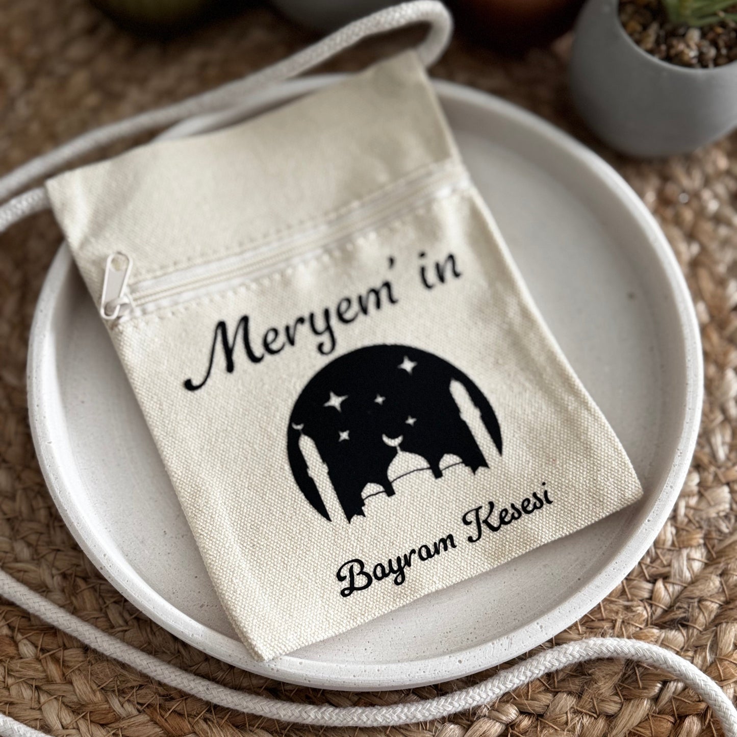 Personalisierter Bayram-Brustbeutel für Kinder mit Namen & liebevollen Motiven