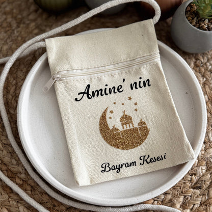 Personalisierter Bayram-Brustbeutel für Kinder mit Namen & liebevollen Motiven