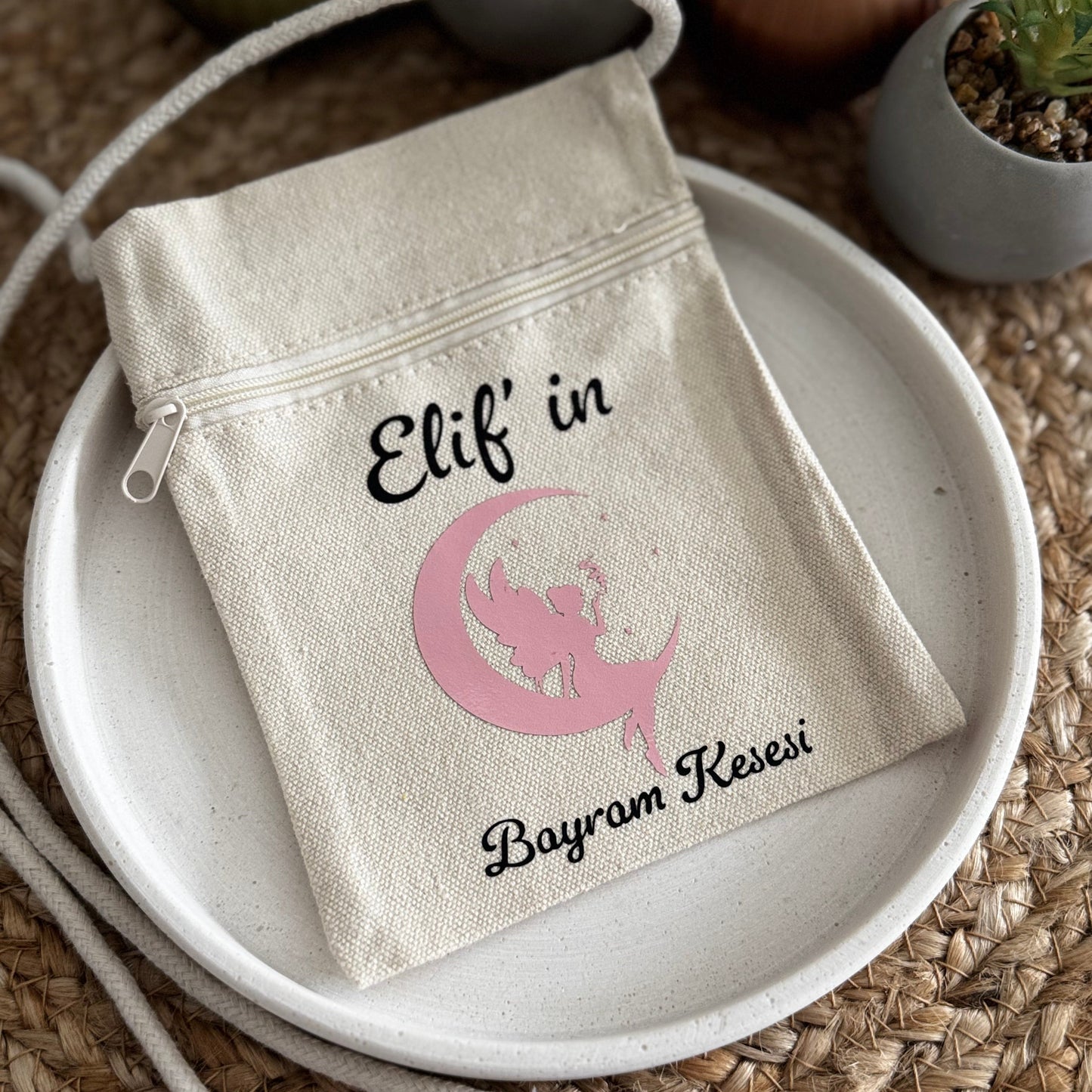 Personalisierter Bayram-Brustbeutel für Kinder mit Namen & liebevollen Motiven